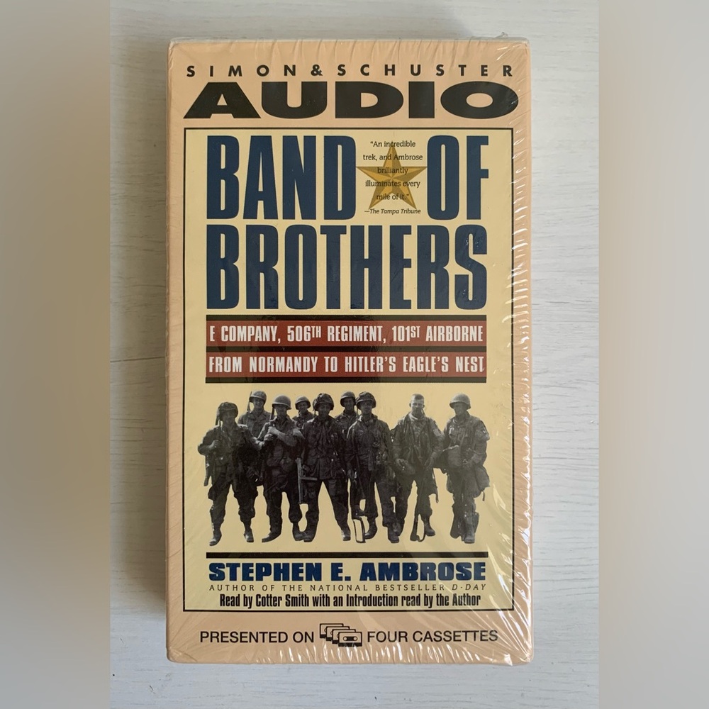 Band of Brothers by Stephen Ambrose Audiobook 4 Cassette Set